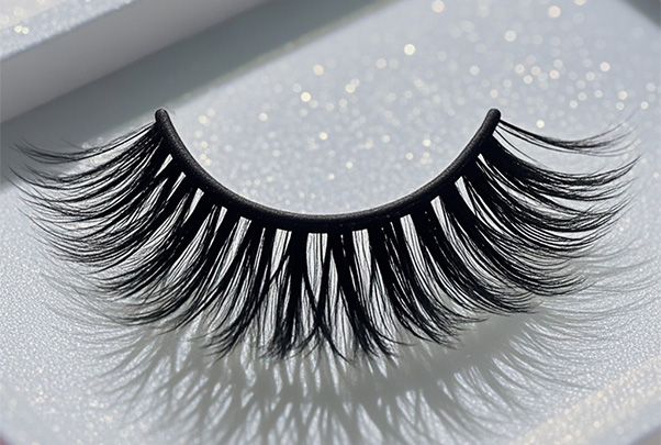 Synthetic fiber eyelash stickers
